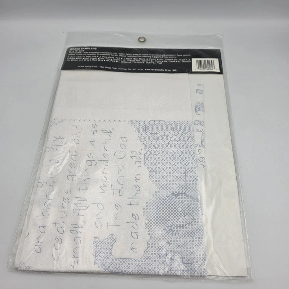 Bucilla 64184 Stamped Cross Stitch Grace Samplers 8